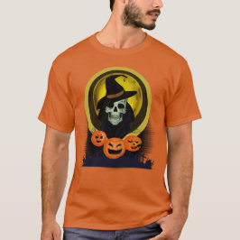 Beängstigend Skull Halloween T-Shirt