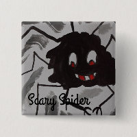 Beängstigend Spiders Square Abzeichen