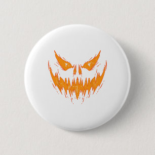Beängstigend Spooky Kürbislaterne Gefecht Pumpkin  Button
