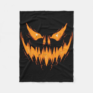 Beängstigend Spooky Kürbislaterne Gefecht Pumpkin Fleecedecke