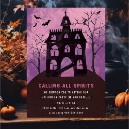 Beängstigend Spooky Spuk House Halloween Fun Party Einladung