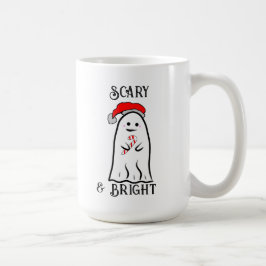 Beängstigend und hell Candy Cane Ghost Kaffeetasse