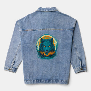 Beängstigend Werewolf Jeansjacke