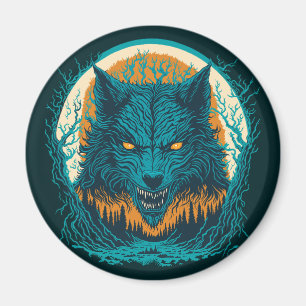 Beängstigend Werewolf Magnet