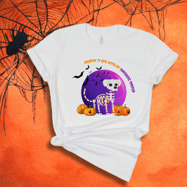 Beängstigend Yorkshire Terrier Halloween Full Moon T-Shirt