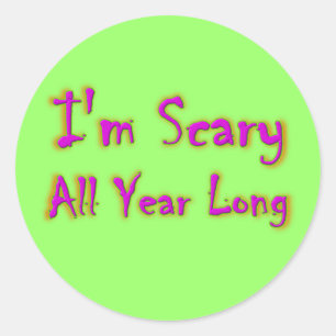 Beängstigende Aufkleber