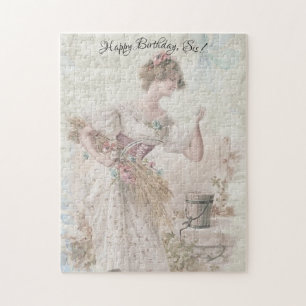 Beängstigende Blume der Vintagen Ansammlung