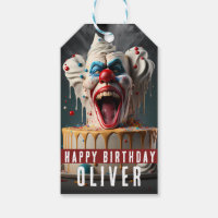 Beängstigende Clown Themed angepasste Geschenktast