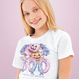 Beängstigende Cookies Rosa Lila Halloween-Sleepove T-Shirt