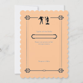 Beängstigende Couple Wedding