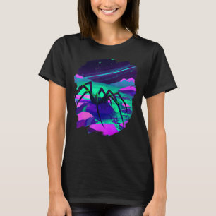 Beängstigende Creepy Riant Mutant Spider Kreatur i T-Shirt