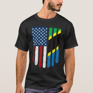 Beängstigende Fahne der Patrioten USA T-Shirt