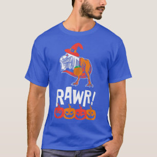 Beängstigende grimmige Halloween-TRe Tyrannosaurus T-Shirt