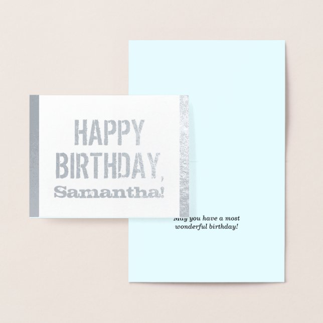 Beängstigende, grittige "GLÜCKLICHE BIRTHDAY"-Kart Folienkarte (Anzeige)