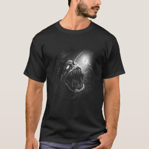 Beängstigende gruselige Unterwasserfische Tiefsee T-Shirt