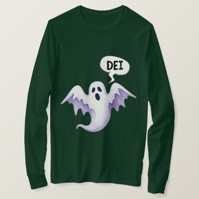 Beängstigende Halloween-Geist-DEI T-Shirt (Design vorne)