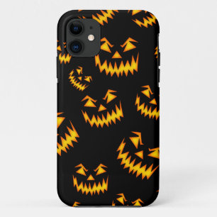 Beängstigende Halloween-Gesichter iPhone 11 Hülle