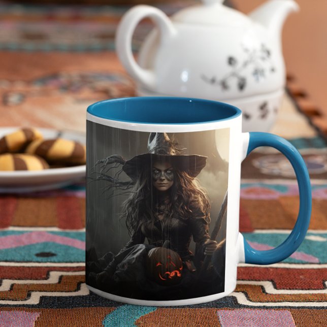 Beängstigende Halloween Hexe 13 Tasse (Scary Halloween Characters version 13 Mug
)