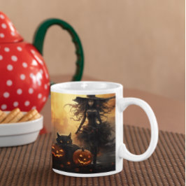 Beängstigende Halloween Hexe 23 Tasse