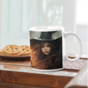 Beängstigende Halloween Hexe 6 Tasse