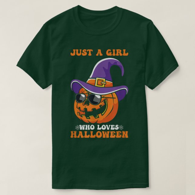 Beängstigende Halloween-Kürbis T-Shirt (Design vorne)