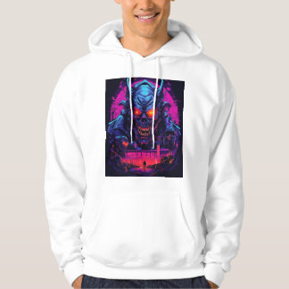Beängstigende Halloween-Monster Hoodie