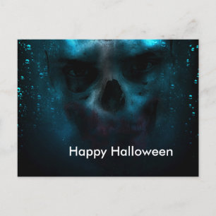 Beängstigende Halloween-Nacht Postkarte