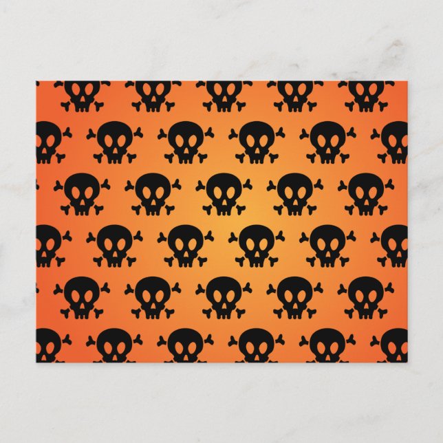 Beängstigende Halloween-Nacht Postkarte (Vorderseite)