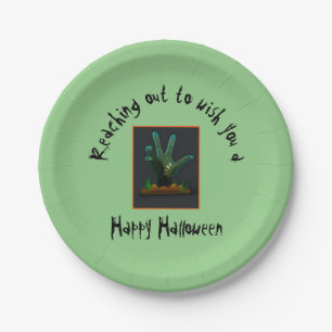 Beängstigende Halloween Paper-Teller Pappteller