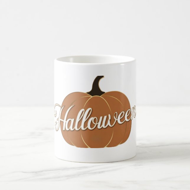 Beängstigende Halloween Pumpkin-Tasse Kaffeetasse (Mittel)