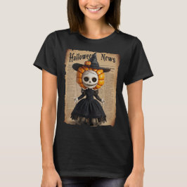 Beängstigende Halloween-Puppe T-Shirt