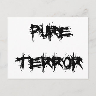 Beängstigende Halloween-Thema Horror Movie Way Pur Postkarte