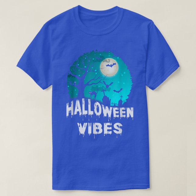 Beängstigende Halloween-Womens gestalten Graugrave T-Shirt (Design vorne)