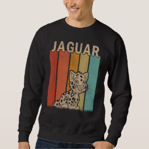 Beängstigende Jaguar-Männer Frauen Niedlich Jaguar Sweatshirt
