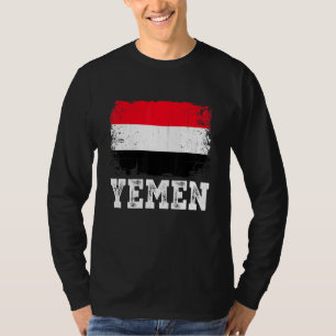 Beängstigende Jemen-Fahnen Männer Frauen sterben P T-Shirt
