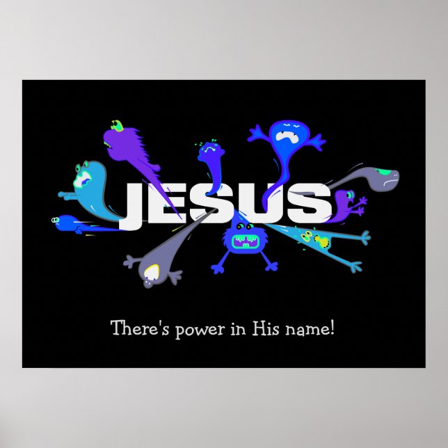 Beängstigende Jesus-Nächte Poster (Vorne)