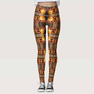 Beängstigende Kürbis - Halloween-Leggings Leggings