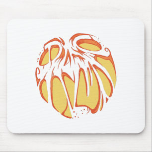Beängstigende Kürbislaterne Mousepad