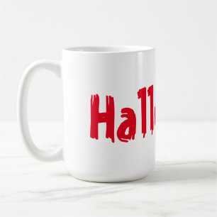 Beängstigende Nachtfarbe Rot Tasse Cup