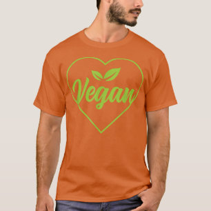 Beängstigende Pflanze Herbivore Veganes Herz T-Shirt