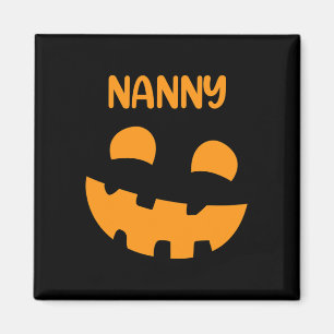 Beängstigende Pumkin Nanny Tante Matching Family H Magnet