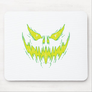 Beängstigende Pumpkin Kürbislaterne konfrontiert H Mousepad