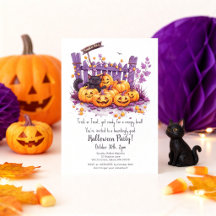 Beängstigende Pumpkins Niedliches Black Cat Hallow