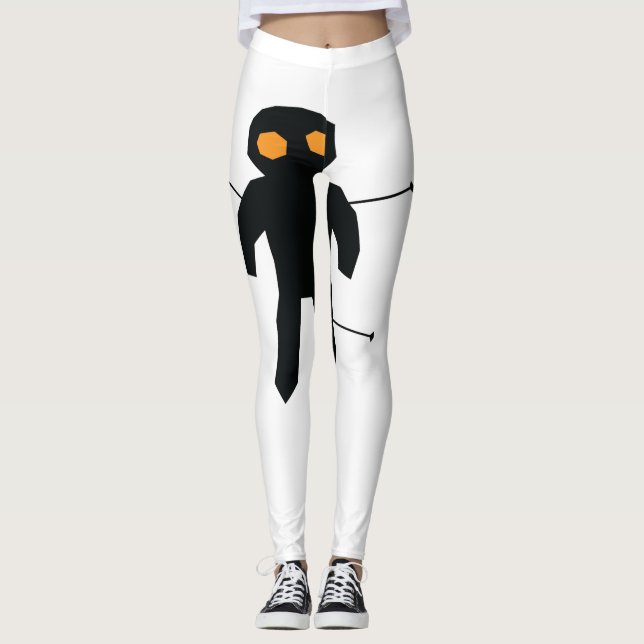 beängstigende Puppe Leggings (Vorderseite)