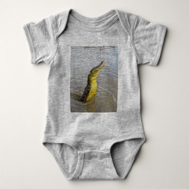 Beängstigende Schnapper: Der Sprung des Krokodils, Baby Strampler (Vorderseite)