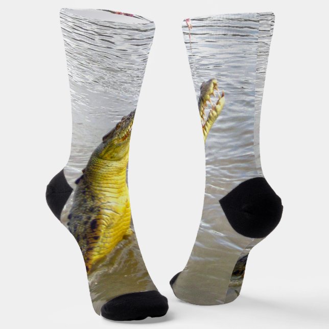 Beängstigende Schnapper: Der Sprung des Krokodils, Socken (Gewinkelt)