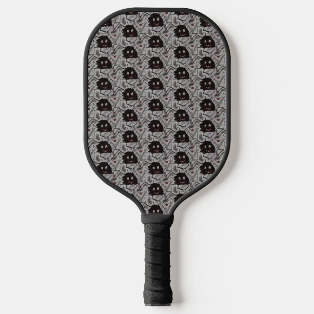 Beängstigende Spinne Pickleball Schläger (Vorderseite)