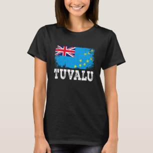 Beängstigende Tuvalu-Fahnen Männer Frauen sterben T-Shirt