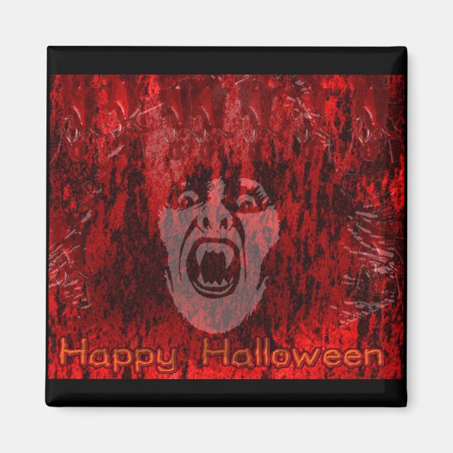 Beängstigende Vampirmutter im Blutmagnet Magnet (Vorne)