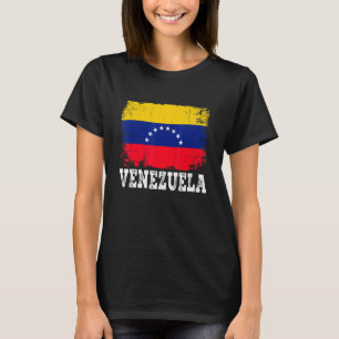 Beängstigende venezolanische Fahnen Männer Frauen T-Shirt